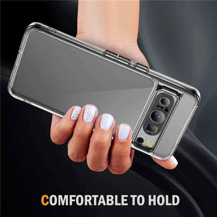 YSM For Google Pixel 8 Pro Acrylic+TPU Case Metal Precise Lens Cutout Phone Shell