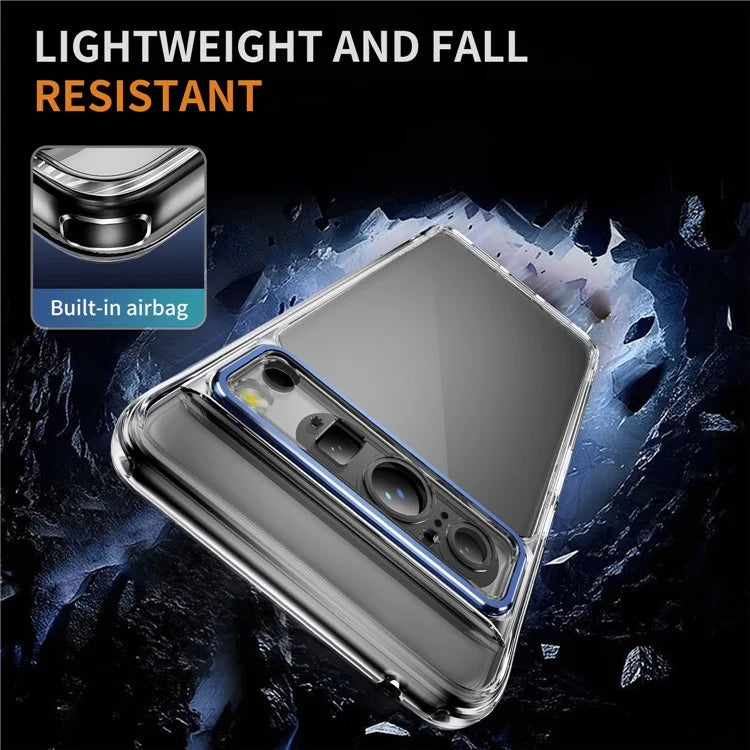 YSM For Google Pixel 8 Pro Acrylic+TPU Case Metal Precise Lens Cutout Phone Shell