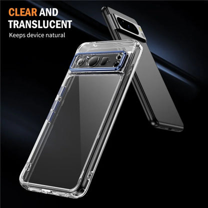 YSM For Google Pixel 8 Pro Acrylic+TPU Case Metal Precise Lens Cutout Phone Shell