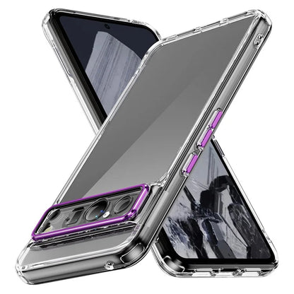 YSM For Google Pixel 8 Pro Acrylic+TPU Case Metal Precise Lens Cutout Phone Shell