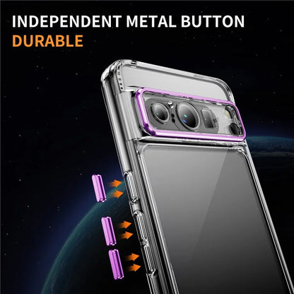YSM For Google Pixel 8 Pro Acrylic+TPU Case Metal Precise Lens Cutout Phone Shell
