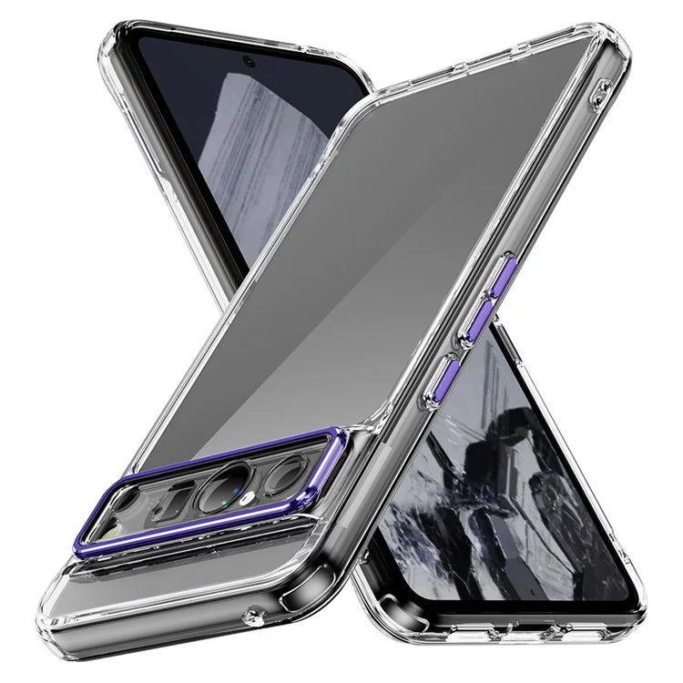 YSM For Google Pixel 8 Pro Acrylic+TPU Case Metal Precise Lens Cutout Phone Shell