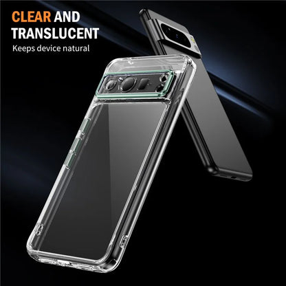 YSM For Google Pixel 8 Pro Acrylic+TPU Case Metal Precise Lens Cutout Phone Shell