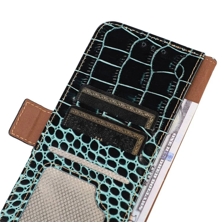 For Samsung Galaxy Xcover 7 Wallet Case RFID Blocking Genuine Cow Leather Cover