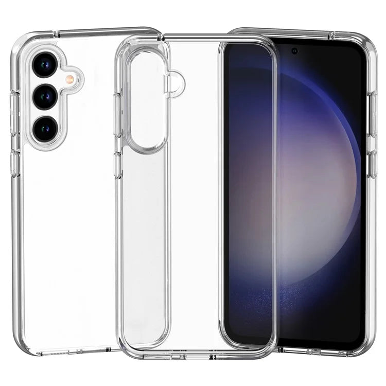 For Samsung Galaxy S23 FE Slim Case Hard PC + Soft TPU Clear Phone Cover