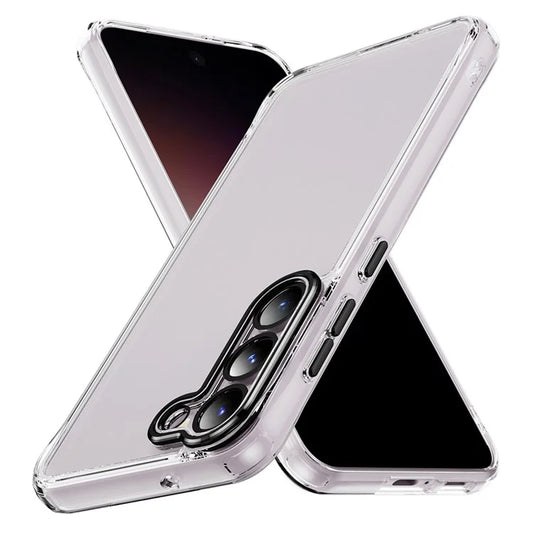 YSM For Samsung Galaxy S23+ Precise Lens Cutout Phone Case Acrylic+TPU+Metal Slim-Fit Cover