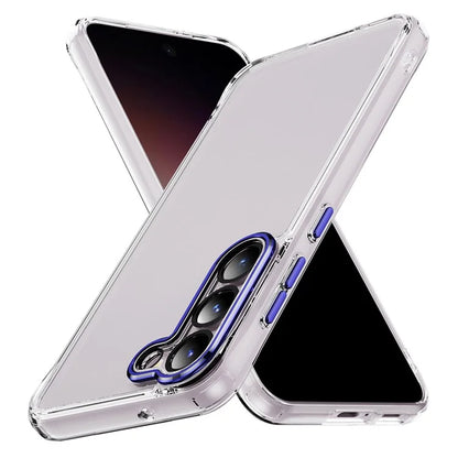 YSM For Samsung Galaxy S23+ Precise Lens Cutout Phone Case Acrylic+TPU+Metal Slim-Fit Cover