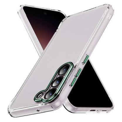 YSM For Samsung Galaxy S23+ Precise Lens Cutout Phone Case Acrylic+TPU+Metal Slim-Fit Cover