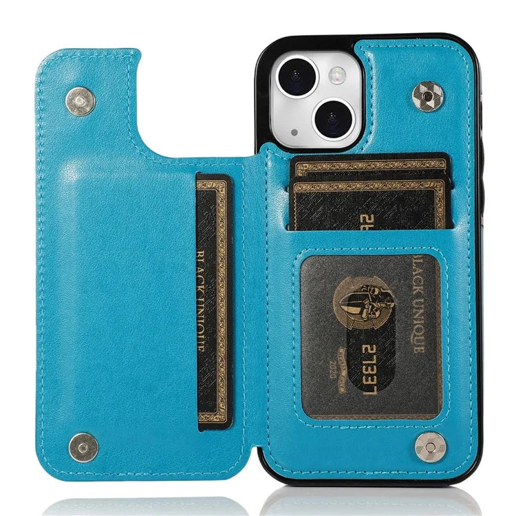 For iPhone 14 Plus Cell Phone Case Imprinted Mandala Flower PU Leather+TPU Back Shell