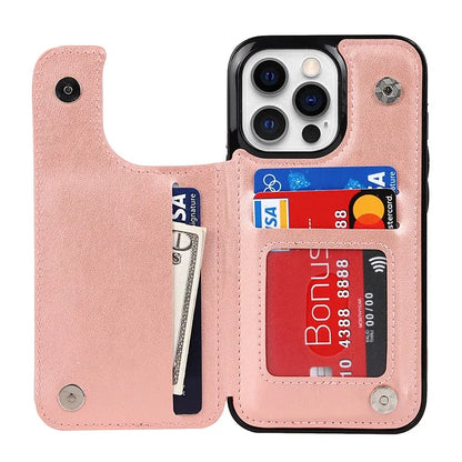 For iPhone 15 Pro Max Cell Phone Case Mandala Imprinted PU Leather+TPU Cover