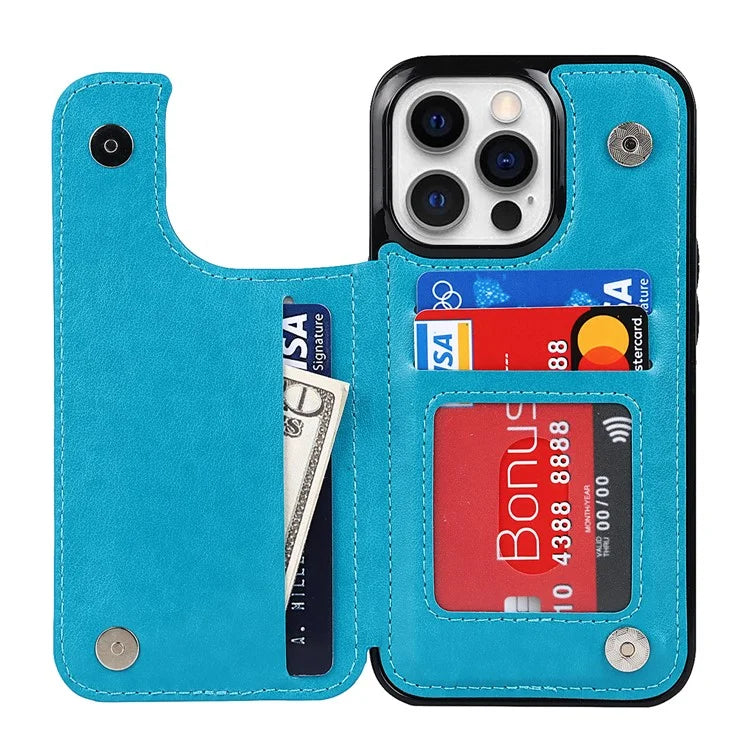 For iPhone 14 Pro Cell Phone Case Mandala Imprinted Drop Proof PU Leather+TPU Cover