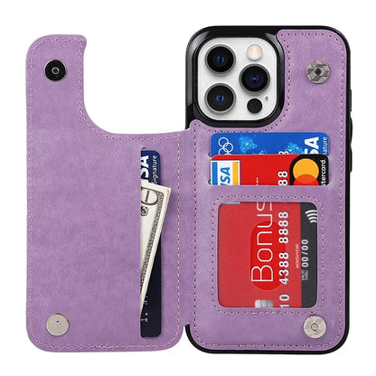 For iPhone 14 Pro Cell Phone Case Mandala Imprinted Drop Proof PU Leather+TPU Cover