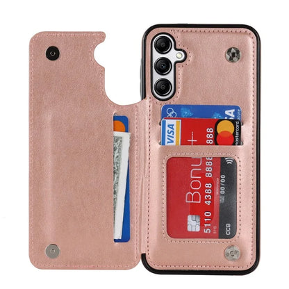 For Samsung Galaxy A14 5G Leather+TPU Case Kickstand Imprinted Mandala Flower Phone Shell