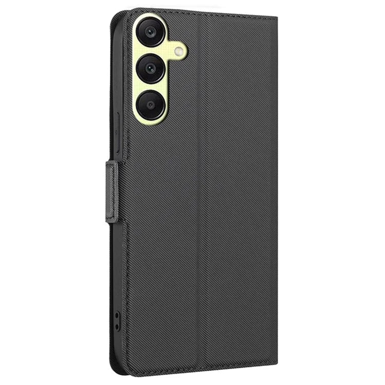 Leather Case for Samsung Galaxy A25 5G (Global) (161.0 x 76.5 x 8.3mm) Phone Cover with Card Slots