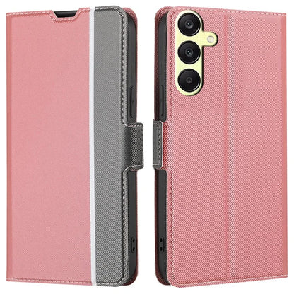 Leather Case for Samsung Galaxy A25 5G (Global) (161.0 x 76.5 x 8.3mm) Phone Cover with Card Slots