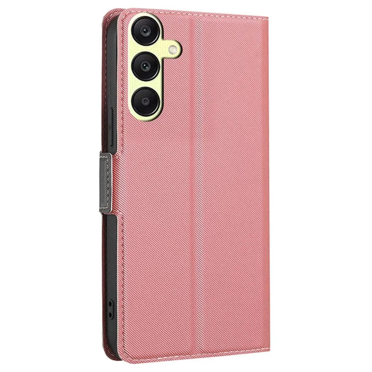 Leather Case for Samsung Galaxy A25 5G (Global) (161.0 x 76.5 x 8.3mm) Phone Cover with Card Slots