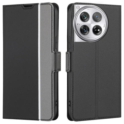 For OnePlus 12 5G Shockproof Phone Case PU Leather Flip Shell Stand Phone Cover