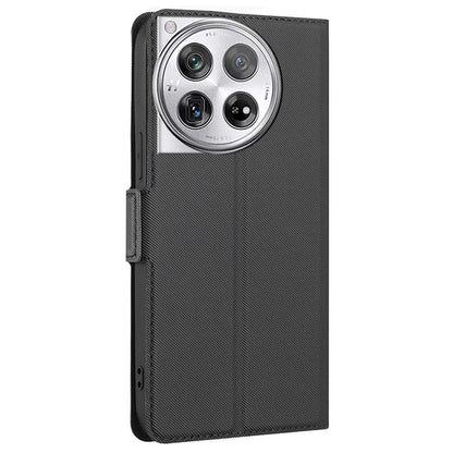 For OnePlus 12 5G Shockproof Phone Case PU Leather Flip Shell Stand Phone Cover