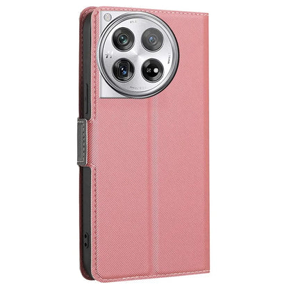 For OnePlus 12 5G Shockproof Phone Case PU Leather Flip Shell Stand Phone Cover
