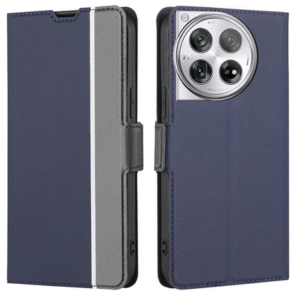 For OnePlus 12 5G Shockproof Phone Case PU Leather Flip Shell Stand Phone Cover