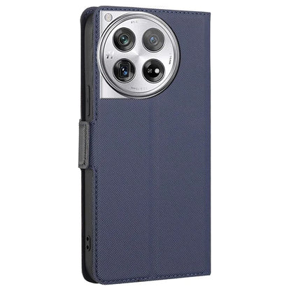 For OnePlus 12 5G Shockproof Phone Case PU Leather Flip Shell Stand Phone Cover
