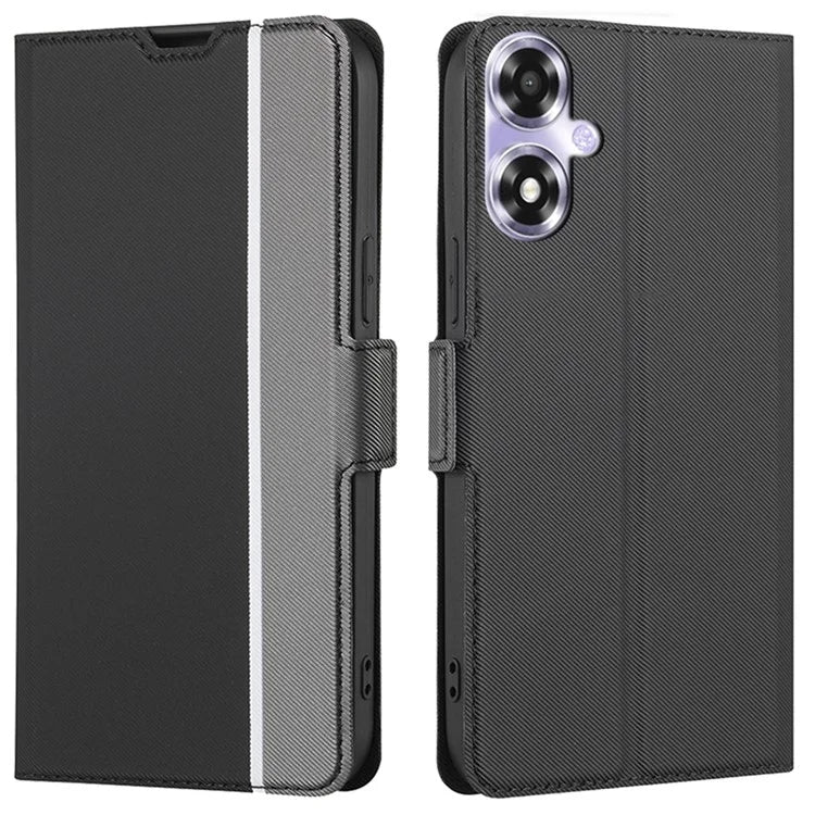 For Oppo A2m 5G / A2x 5G Leather Folio Cover Stand View Shockproof Phone Case