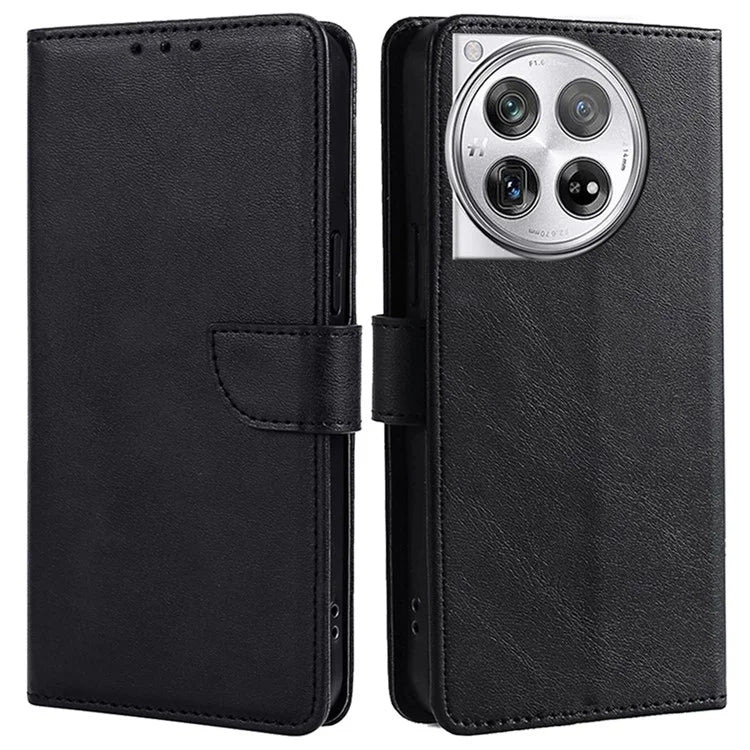 For OnePlus 12 5G Wallet Case Leather Phone Cover Magnetic Closing