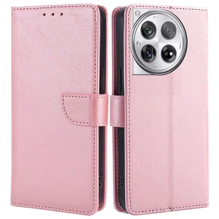 For OnePlus 12 5G Wallet Case Leather Phone Cover Magnetic Closing