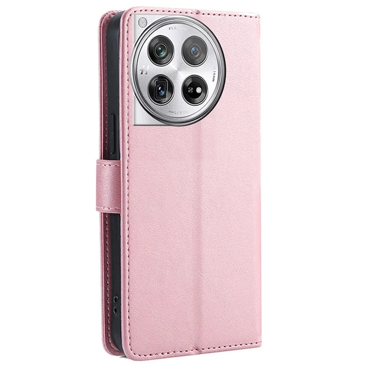 For OnePlus 12 5G Wallet Case Leather Phone Cover Magnetic Closing