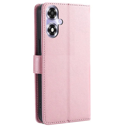 For Oppo A2x 5G / A2m 5G Leather Case Calf Texture Phone Wallet Cover