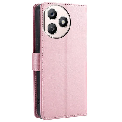For Honor X50i+ 5G Leather Wallet Case Magnetic Auto Closing Calf Texture