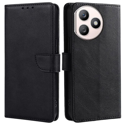 For Honor X50i+ 5G Leather Wallet Case Magnetic Auto Closing Calf Texture