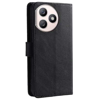 For Honor X50i+ 5G Leather Wallet Case Magnetic Auto Closing Calf Texture
