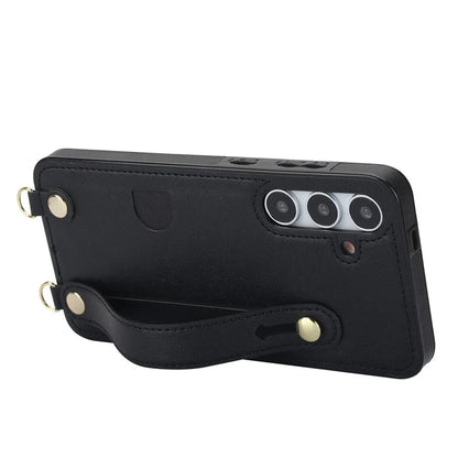 For Samsung Galaxy S24 Case Card Slot PU Leather+TPU Scratch-resistant Phone Shell