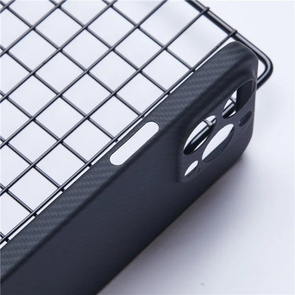For iPhone 14 Pro Case 600D Fine Texture Aramid Fiber Slim Phone Cover (Precise Lens Hole)