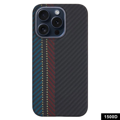 For iPhone 14 Pro Max Aramid Fiber Case Shockproof 1500D Texture Slim Phone Shell