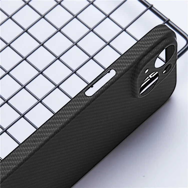 Aramid Fiber Cover for iPhone 13 Case 600D Fine Texture Shell Compatible with MagSafe (Precise Lens Hole)