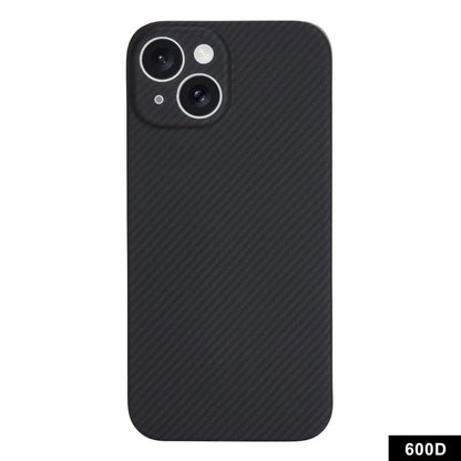 Compatible with MagSafe for iPhone 15 Plus Aramid Fiber Case 600D Fine Texture Phone Cover (Precise Lens Hole)