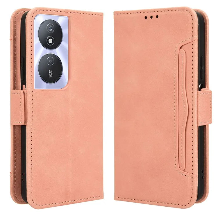For Honor Play 50 Plus 5G / Play 8T 5G / X7b 4G Wallet Case Viewing Stand Card Holder Phone Cover