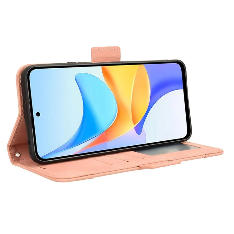 For Honor Play 50 Plus 5G / Play 8T 5G / X7b 4G Wallet Case Viewing Stand Card Holder Phone Cover
