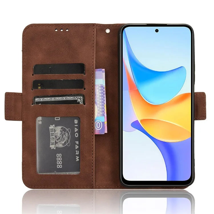 For Honor Play 50 Plus 5G / Play 8T 5G / X7b 4G Wallet Case Viewing Stand Card Holder Phone Cover