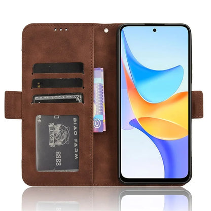 For Honor Play 50 Plus 5G / Play 8T 5G / X7b 4G Wallet Case Viewing Stand Card Holder Phone Cover