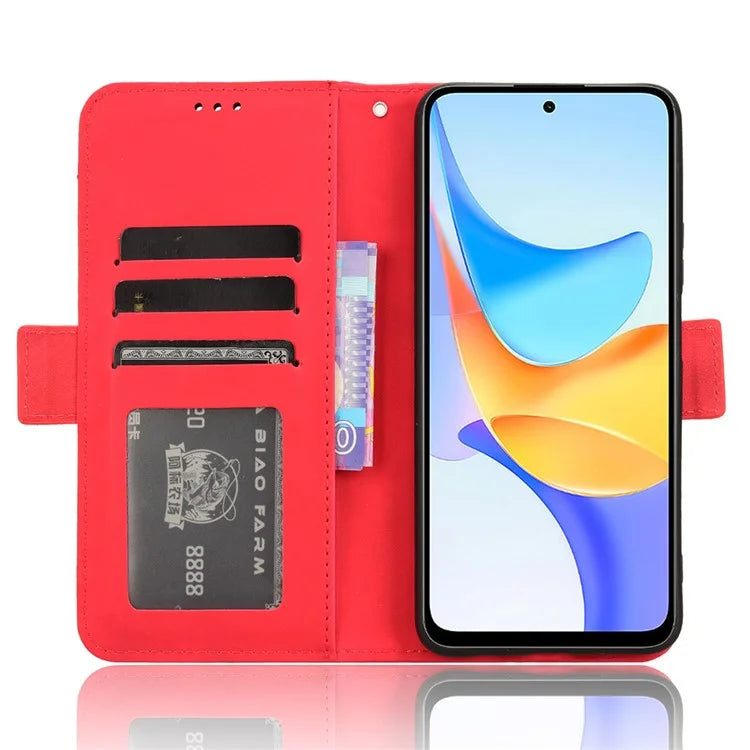 For Honor Play 50 Plus 5G / Play 8T 5G / X7b 4G Wallet Case Viewing Stand Card Holder Phone Cover