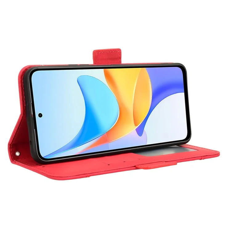 For Honor Play 50 Plus 5G / Play 8T 5G / X7b 4G Wallet Case Viewing Stand Card Holder Phone Cover
