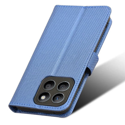 For Honor X8b 4G Cell Phone Case Wallet Leather Cover Diamond Texture Shockproof Shell