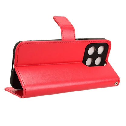 For Honor X8b 4G Cell Phone Case Magnetic Clasp Leather Protective Cover with Wallet Stand