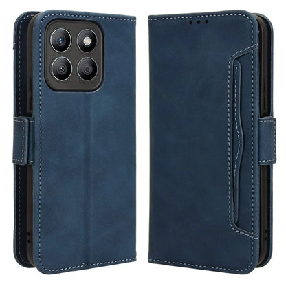 For Honor X8b 4G PU Leather Phone Case Stand Mobile Cover with Multiple Card Slots