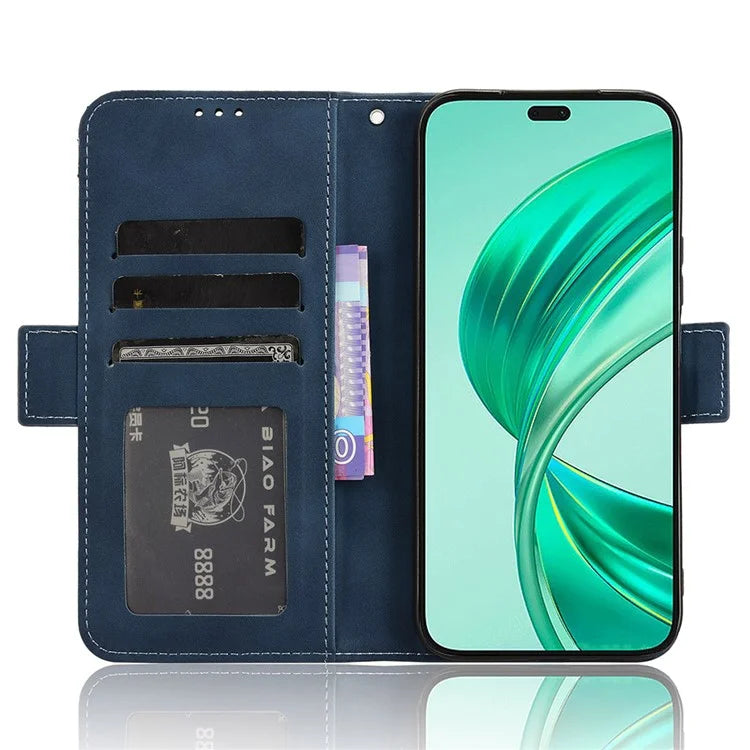 For Honor X8b 4G PU Leather Phone Case Stand Mobile Cover with Multiple Card Slots