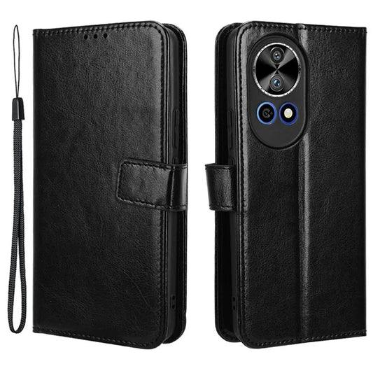 For Huawei nova 12 5G Cell Phone Case Magnetic Clasp Leather Wallet Support Stand Anti-fall Cover