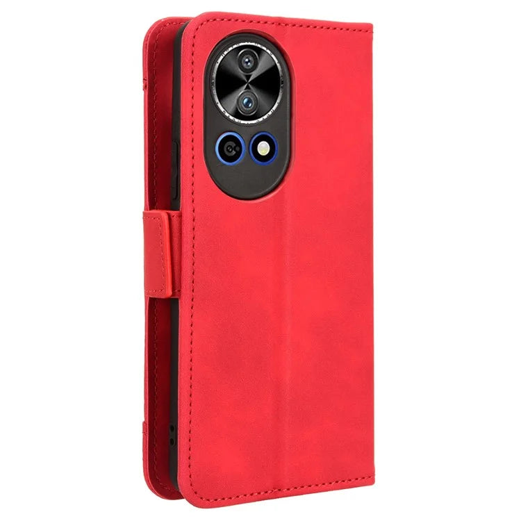 For Huawei nova 12 5G Case Anti-Scratch PU Leather Phone Shell Stand Multiple Card Slots Cover